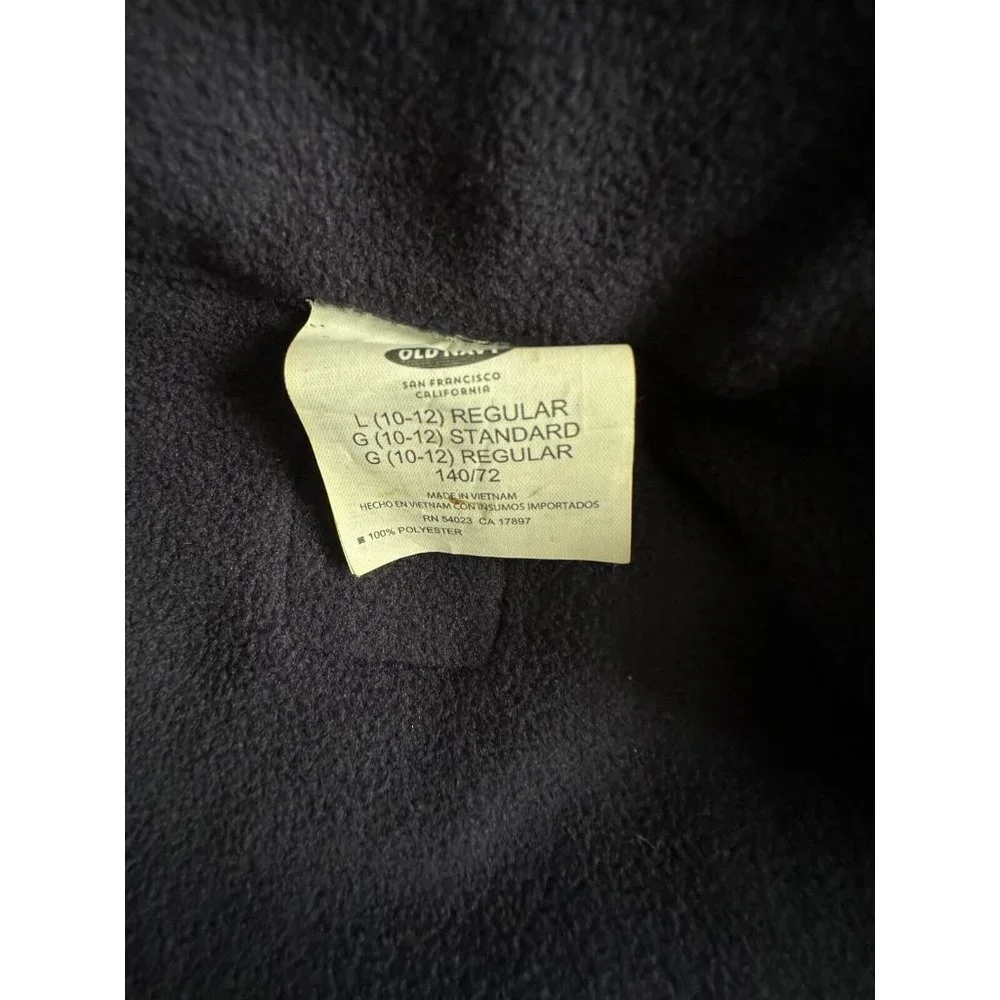 Old Navy worn once jacket Snowboarder 3 in 1 navy crockett boy Size L 10-12